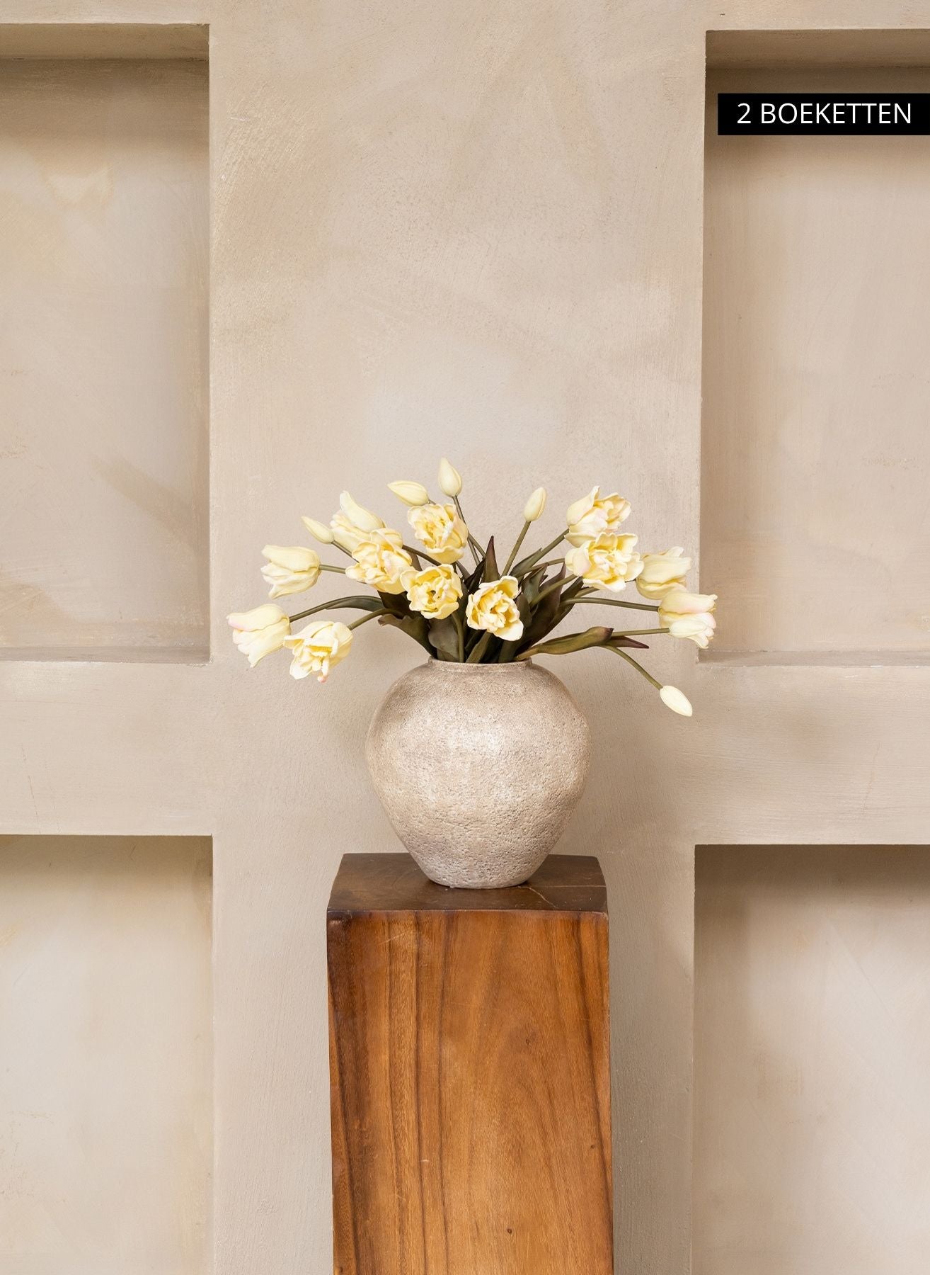Parrot Tulips - White