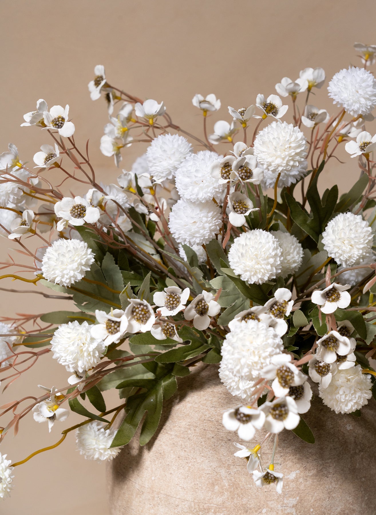 Wax Arrangement - White