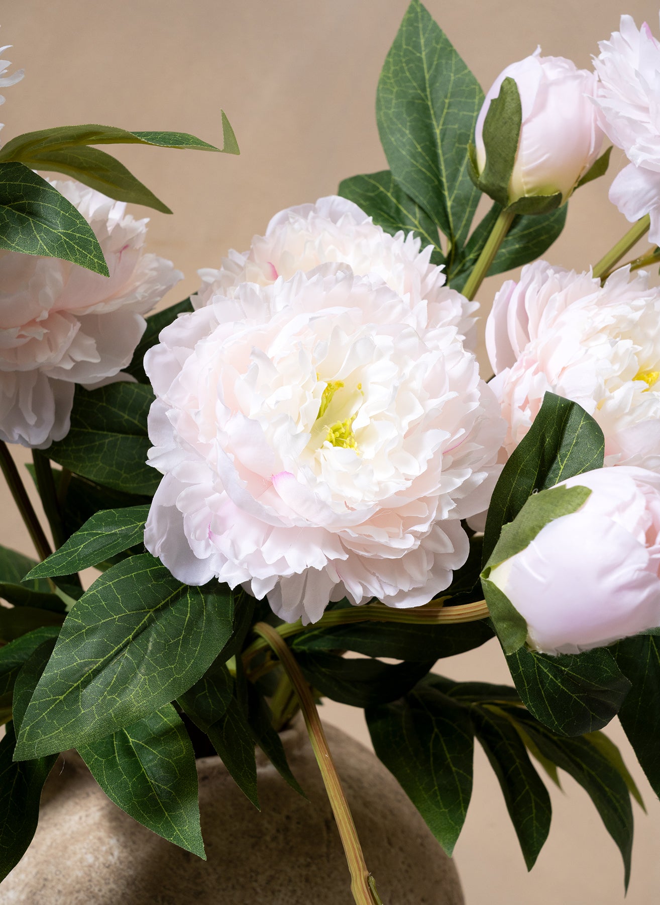 Silk Peonies - Light Pink