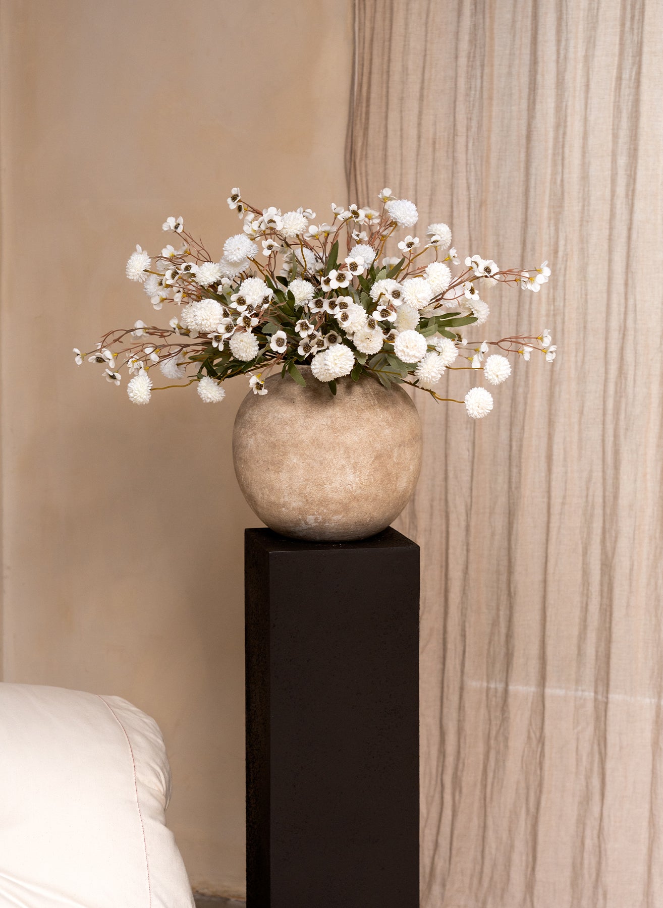Wax Arrangement - White