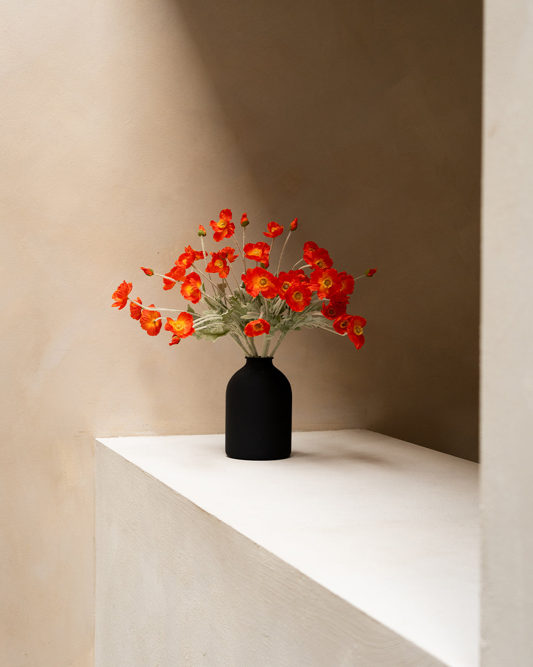 Silk Poppies - Orange