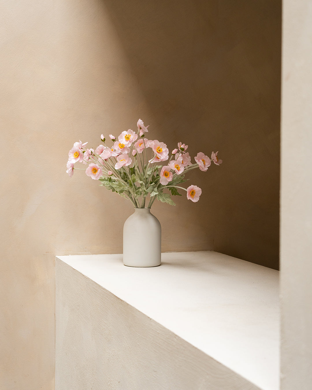 Silk Poppies - Light Pink