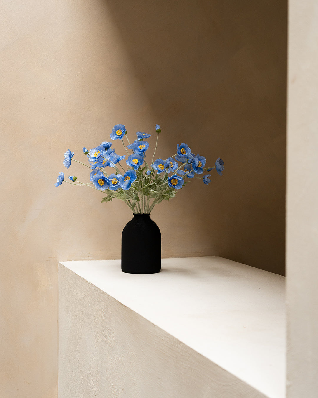 Silk Poppies - Blue