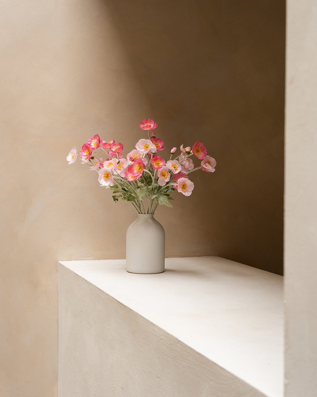 Silk Poppies - Pink Mix