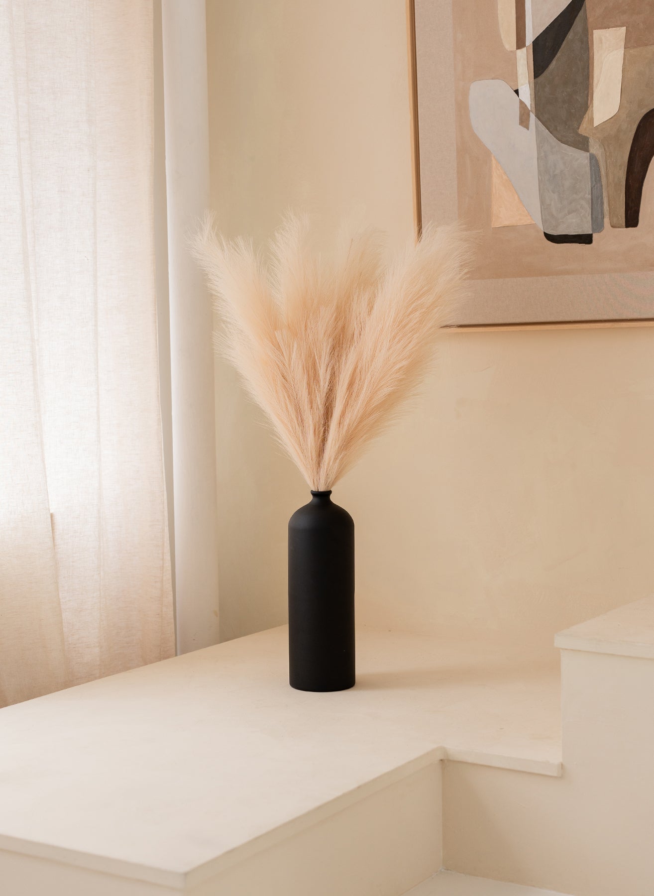 Pampas 110cm (3 stems) - Cream