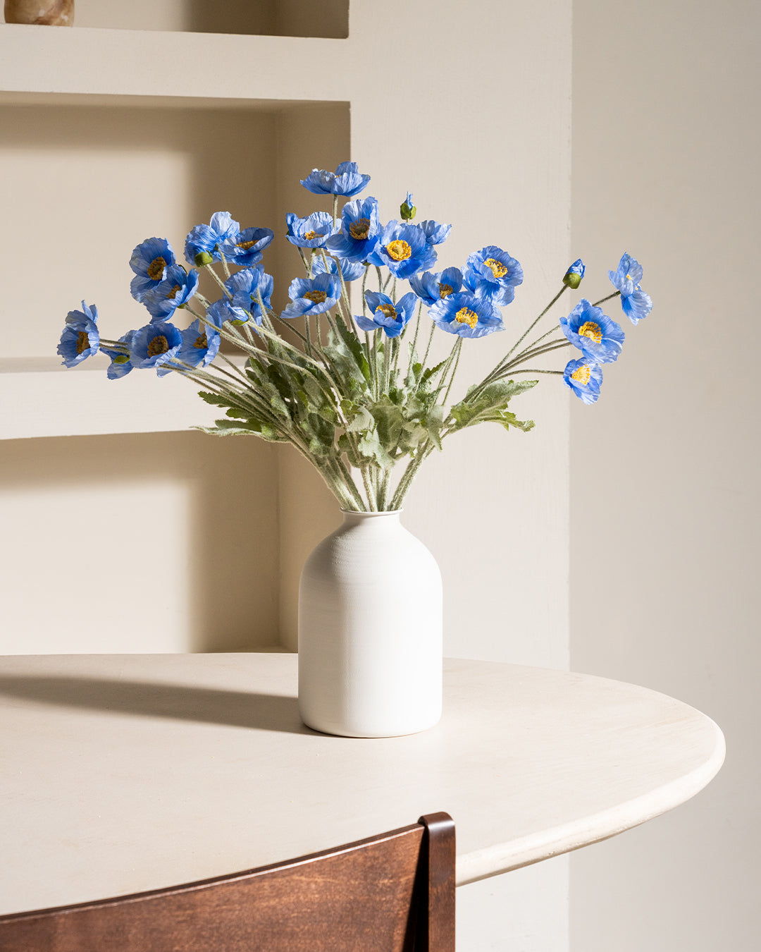 Silk Poppies - Blue