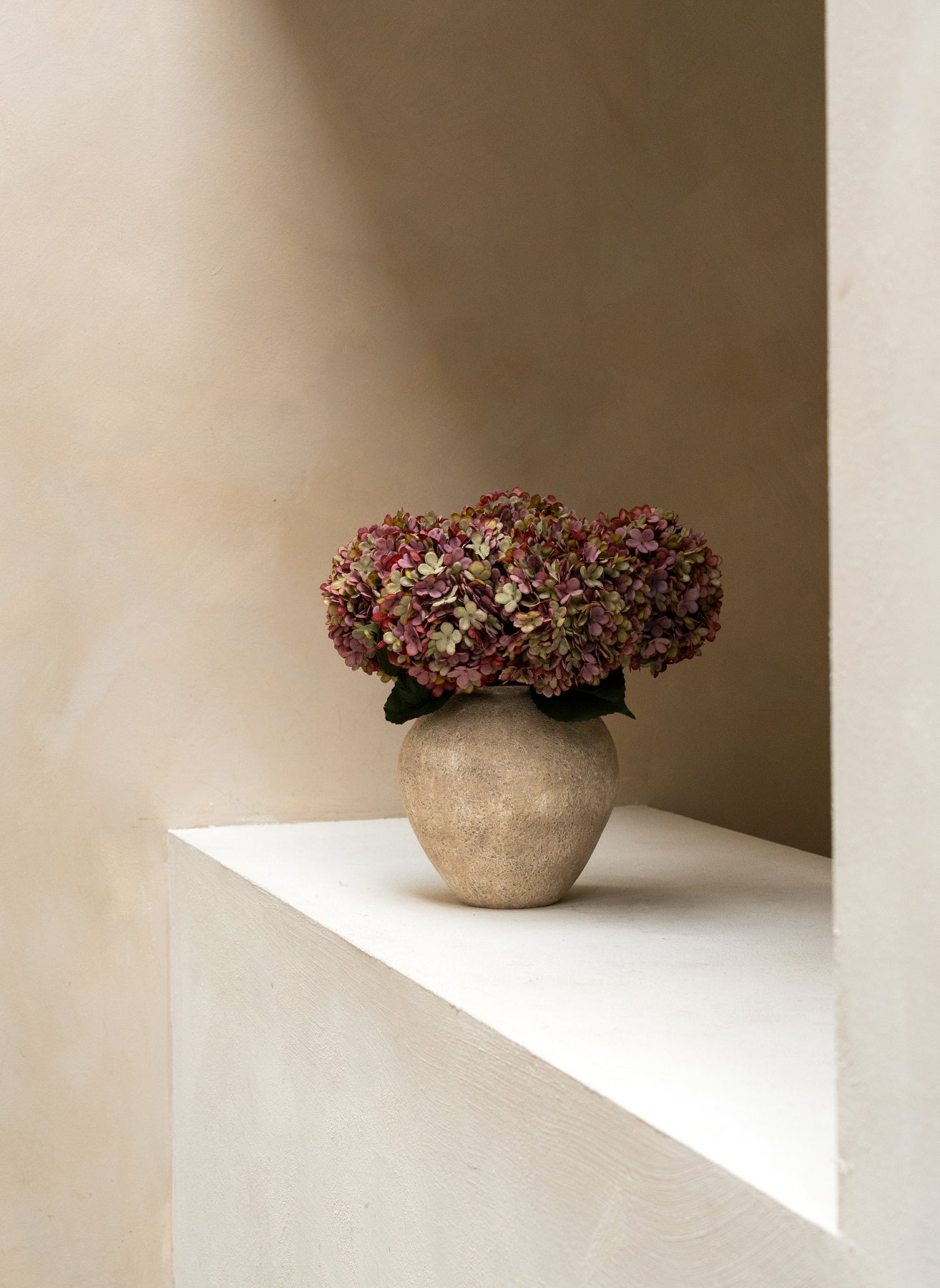 Large Silk Hydrangea - Purple
