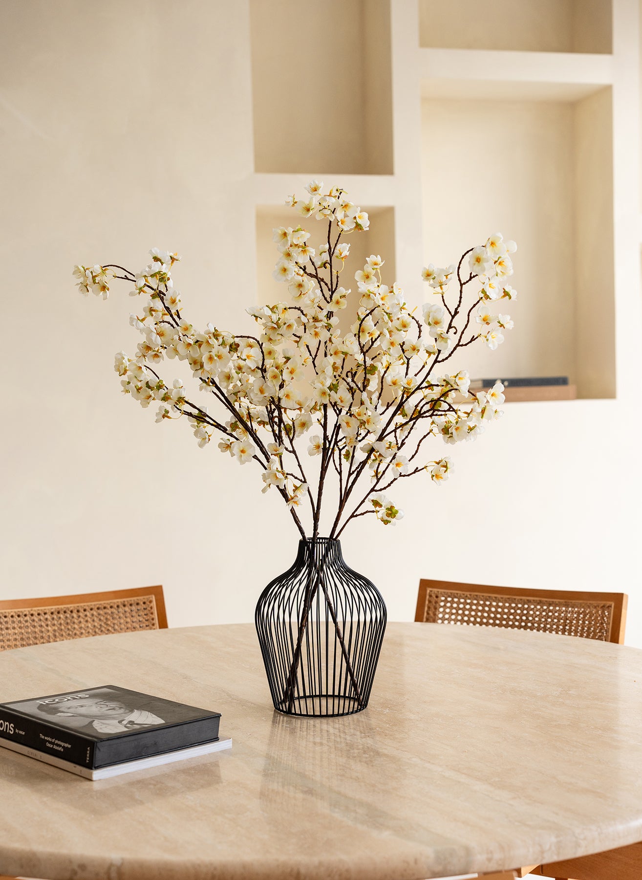 Silk Blossom - White