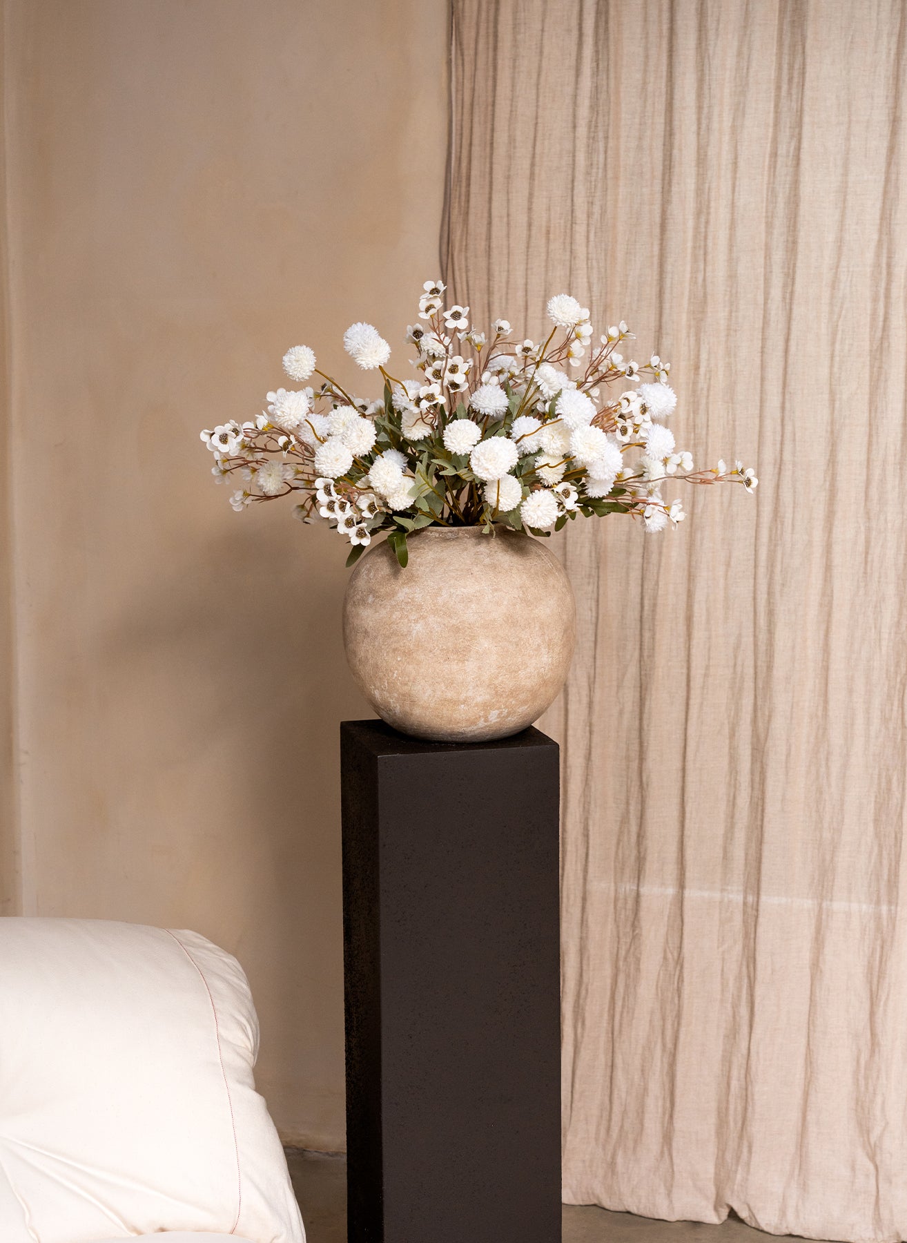 Wax Arrangement - White