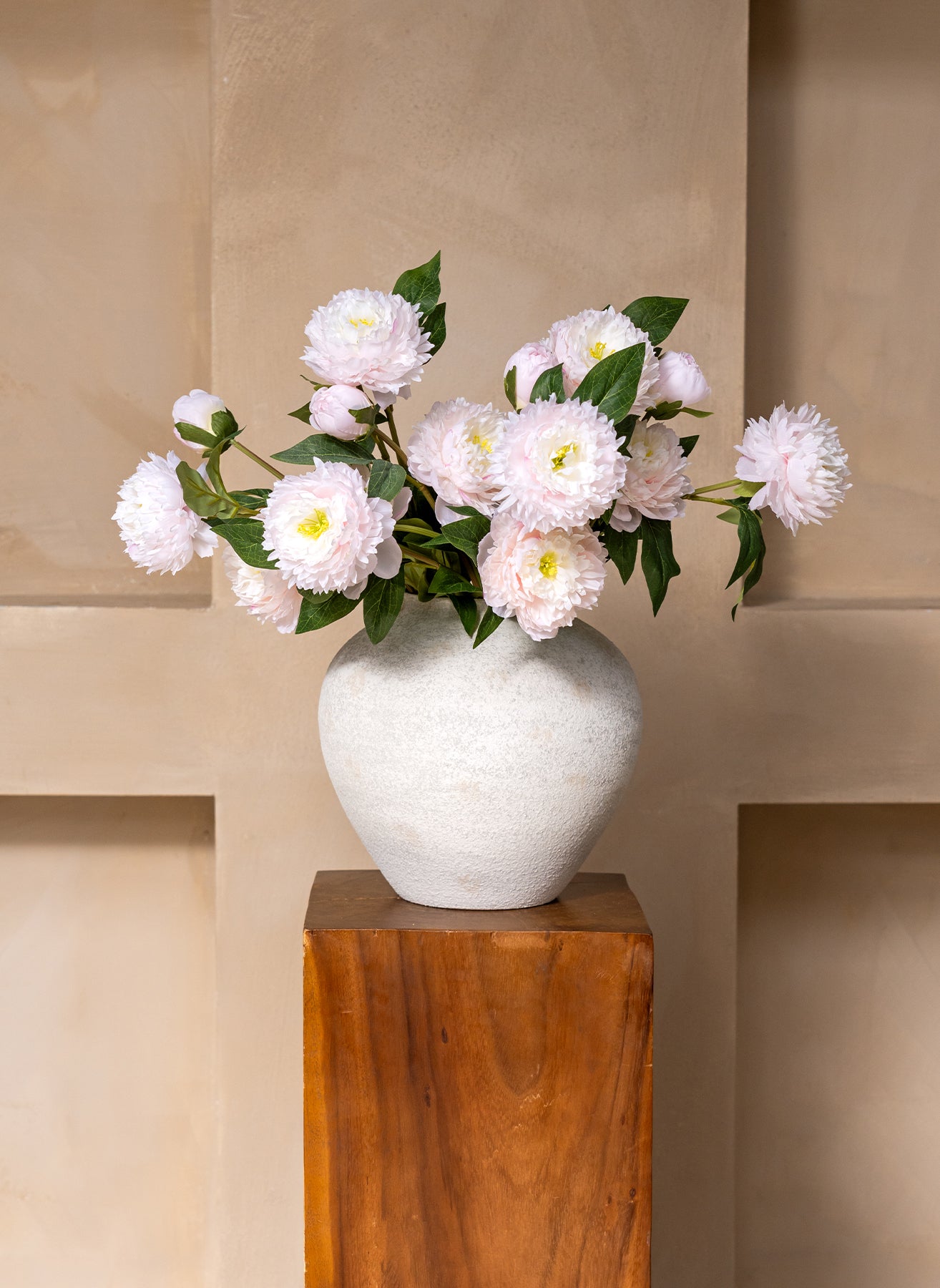 Silk Peonies - Light Pink