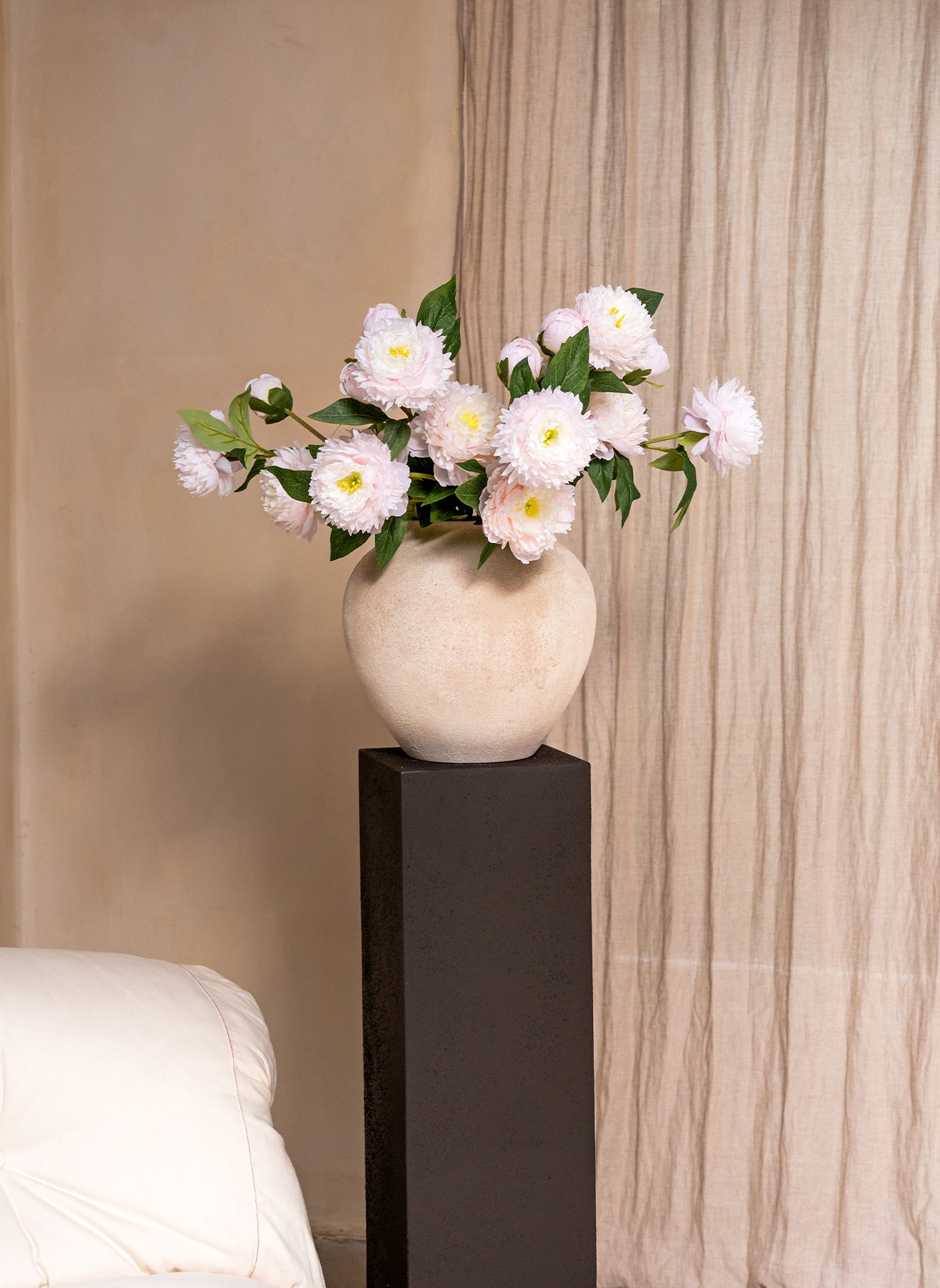 Silk Peonies - Light Pink
