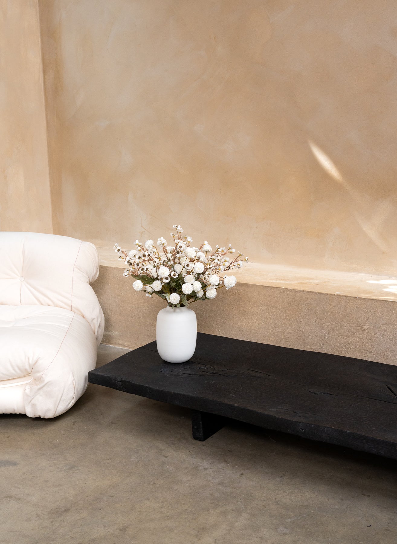 Wax Arrangement - White