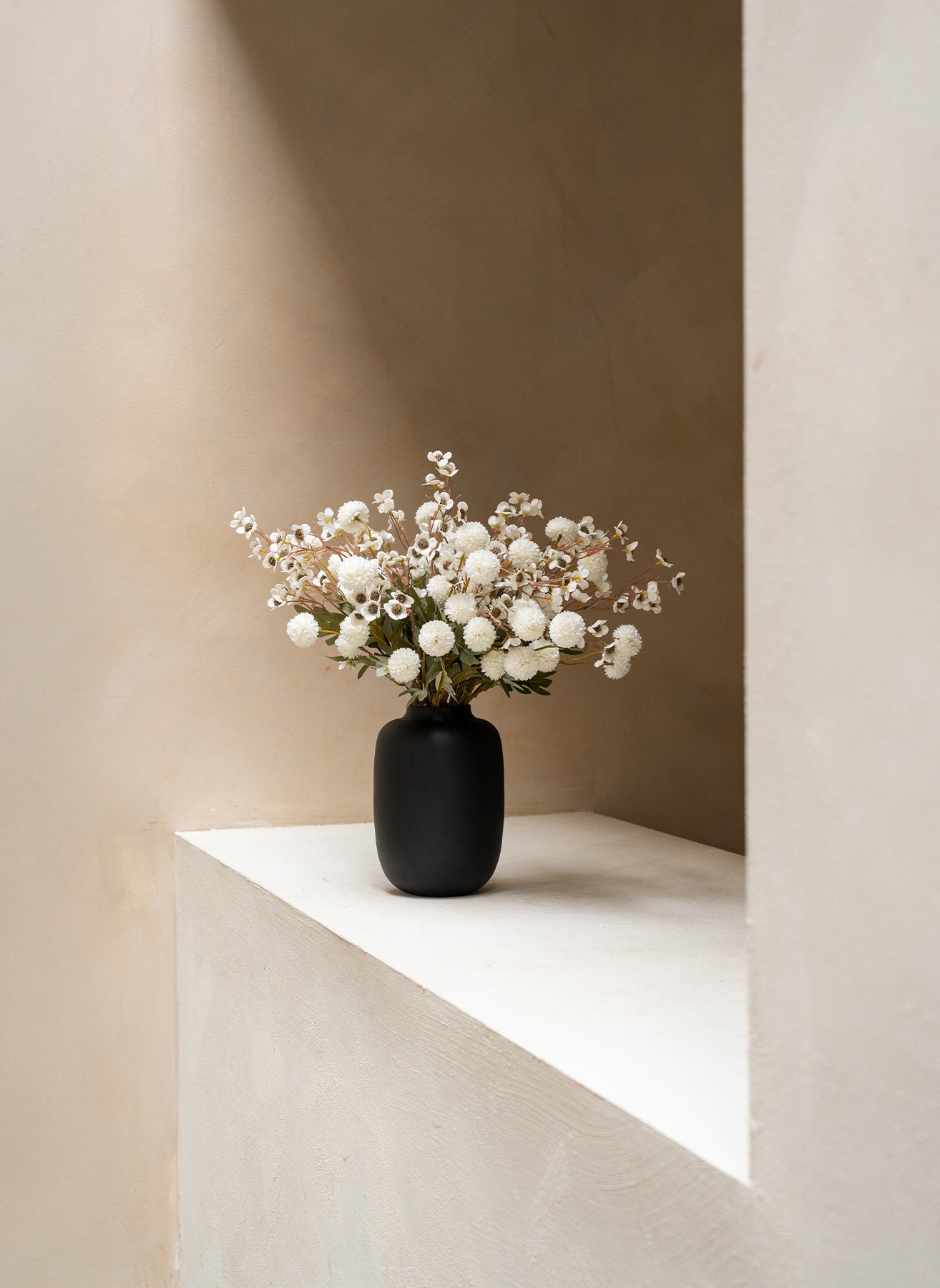 Wax Arrangement - White
