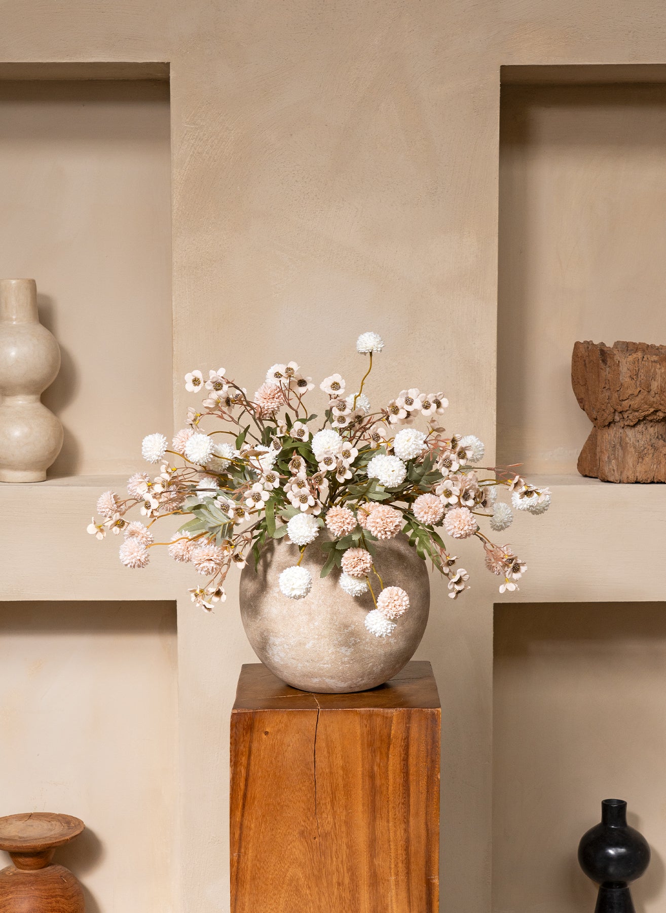 Wax Arrangement - Cream mix