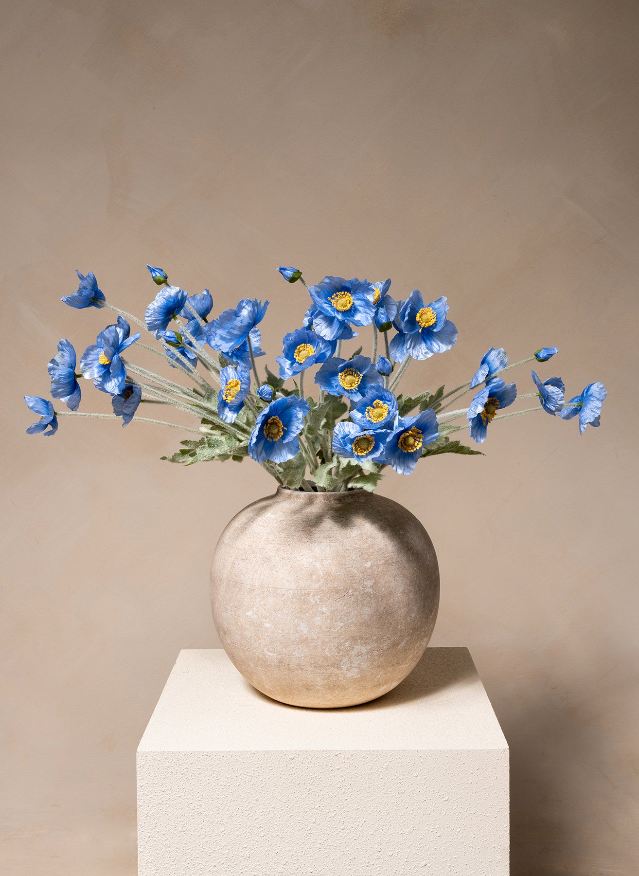 Silk Poppies - Blue