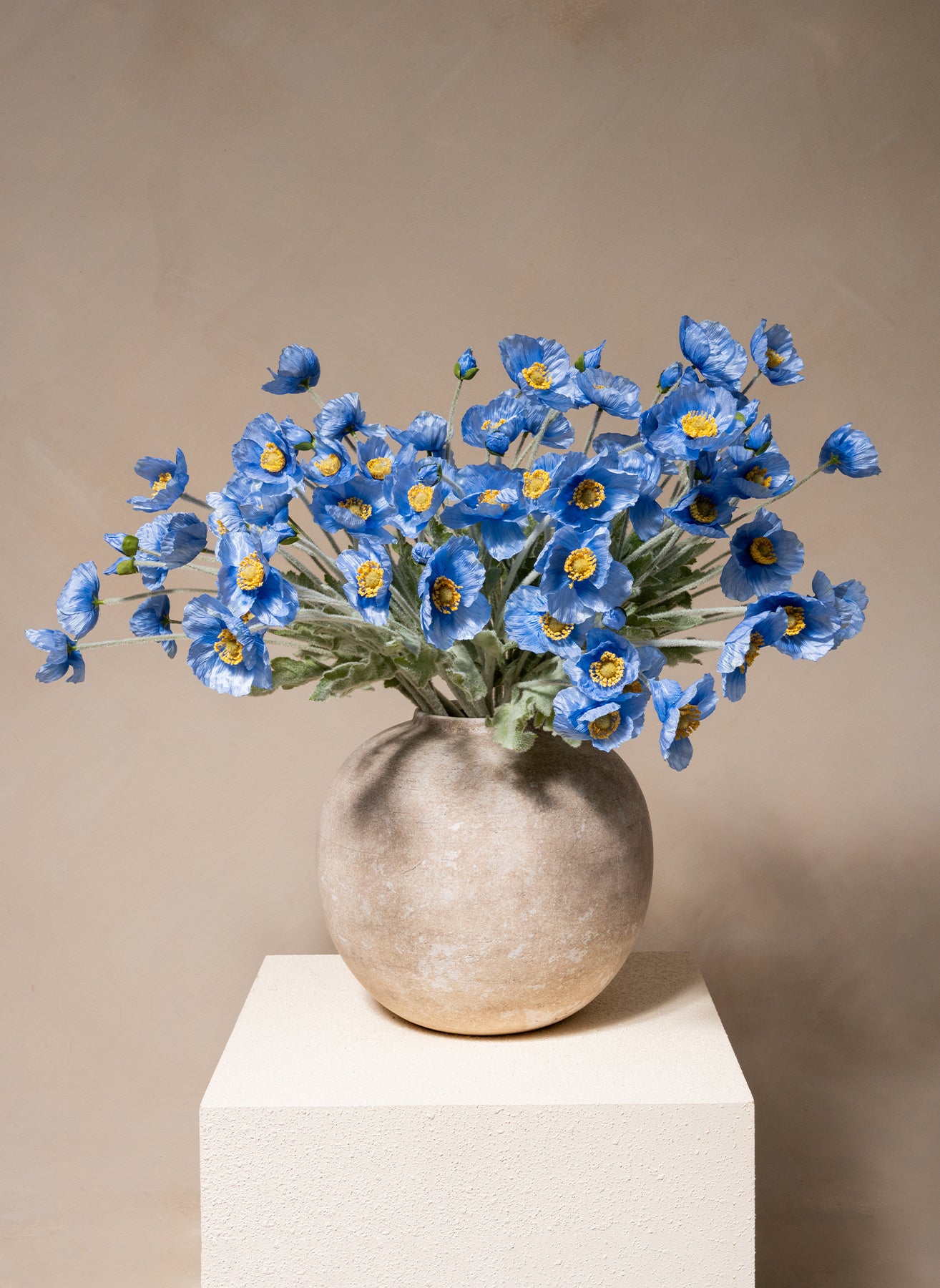 Silk Poppies - Blue