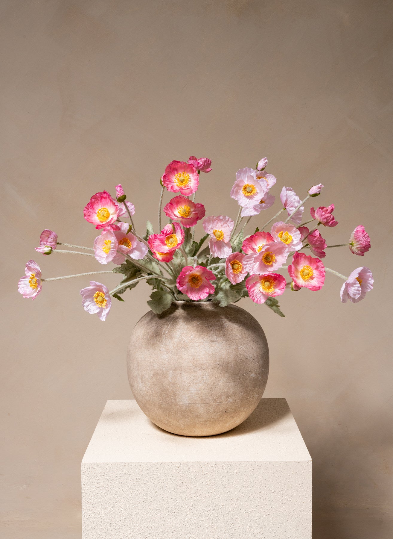 Silk Poppies - Pink Mix