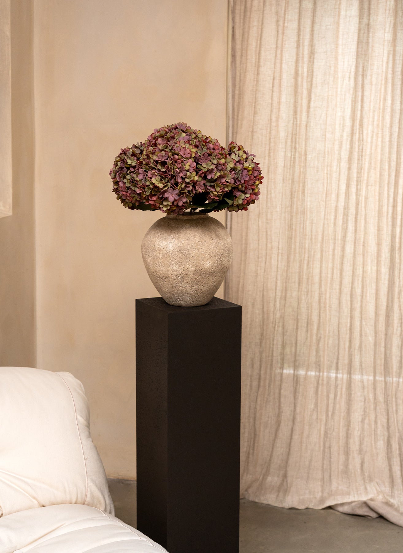 Large Silk Hydrangea - Purple