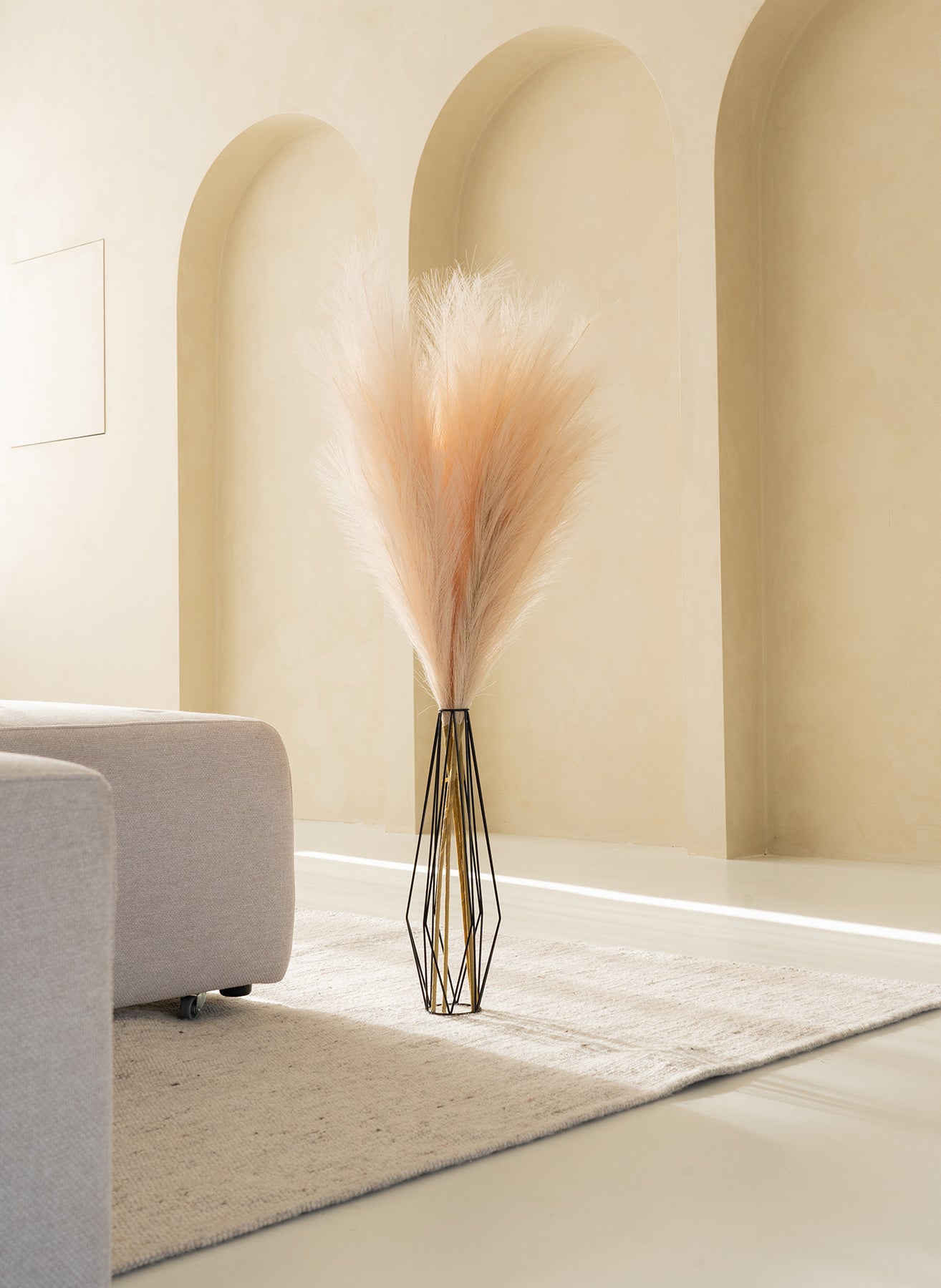 Pampas 110cm (3 stems) - Cream
