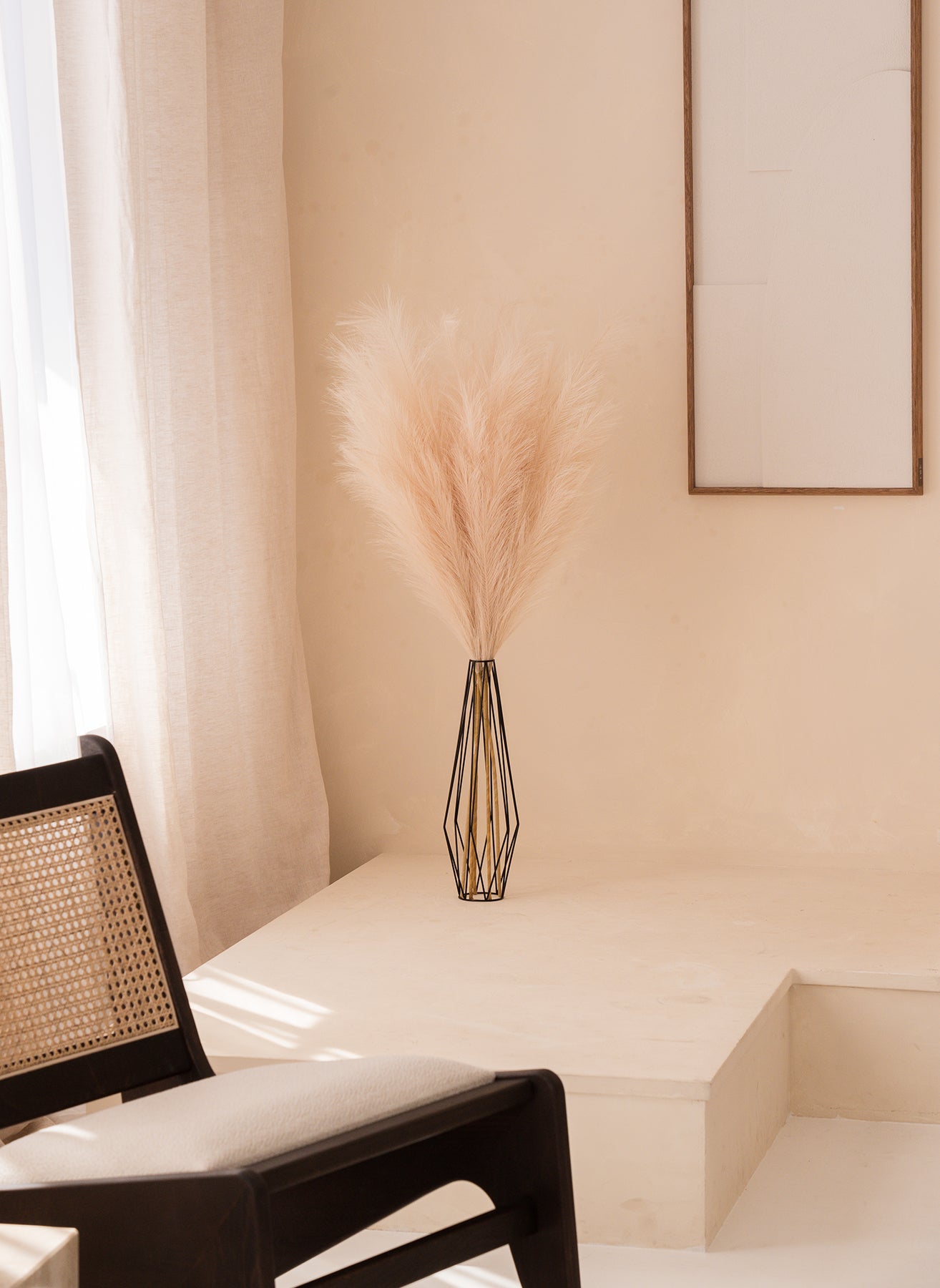 Pampas 110cm (3 stems) - Cream