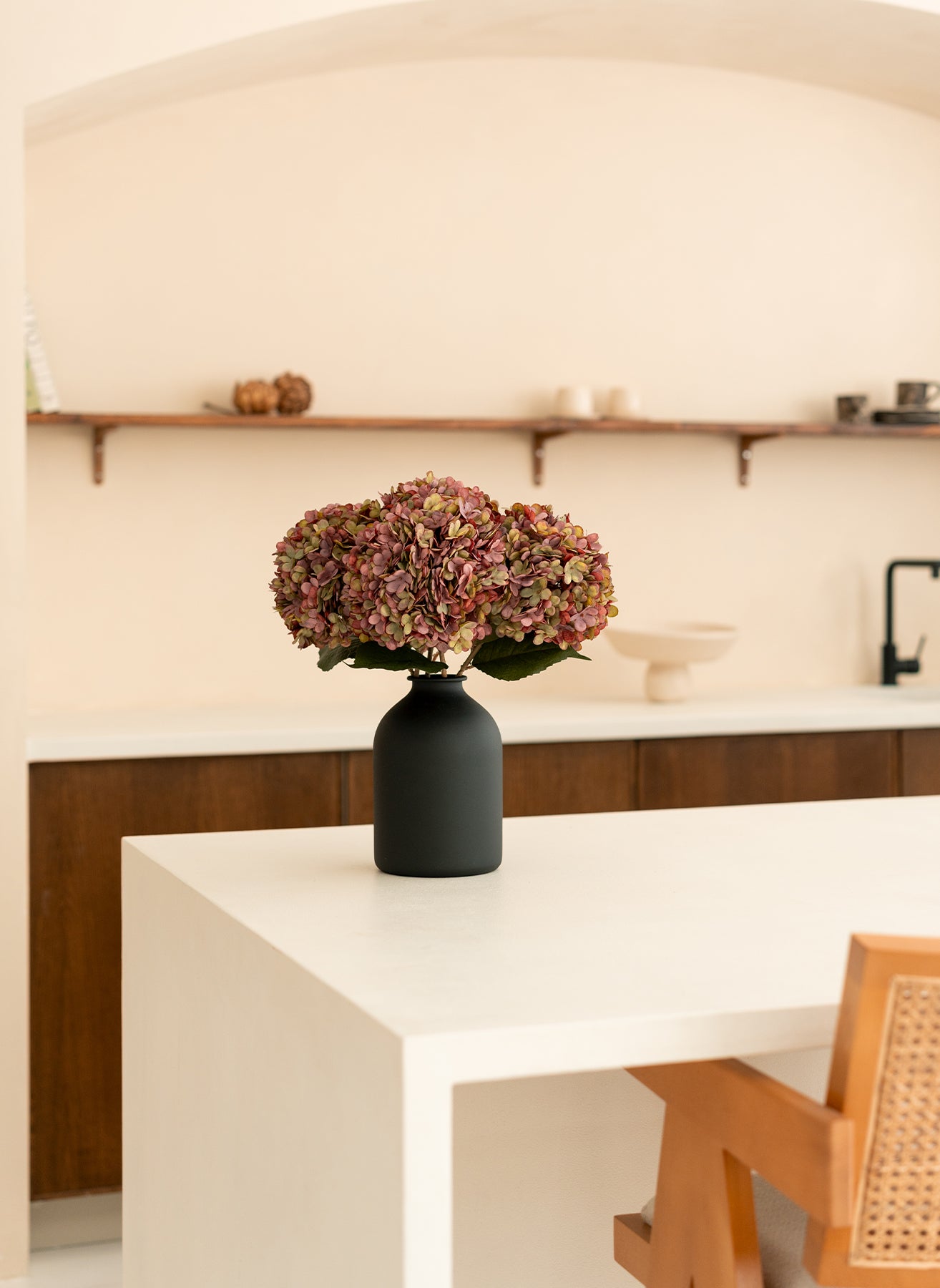 Large Silk Hydrangea - Purple