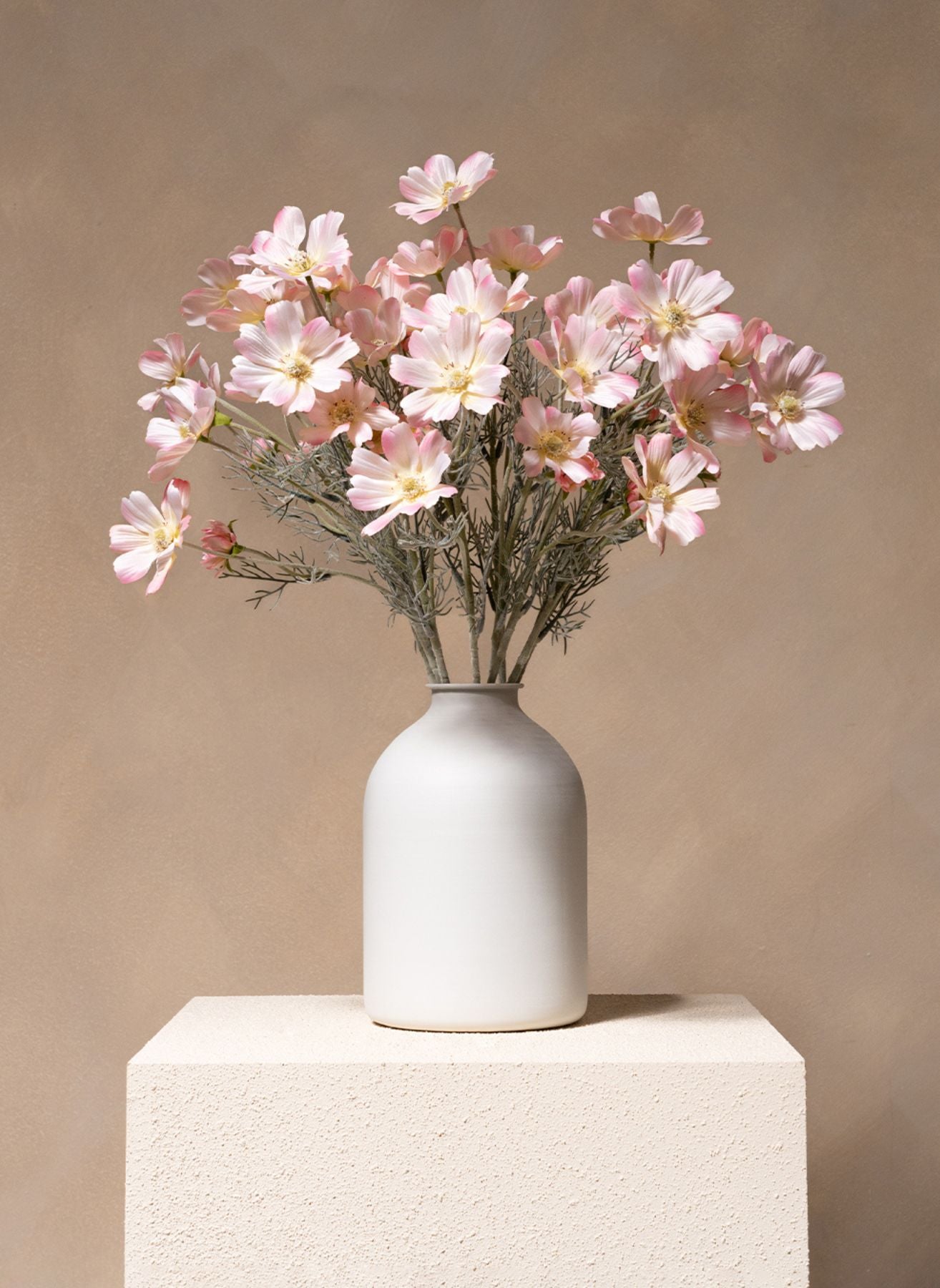 Silk Daisies (10 stems) - Light Pink