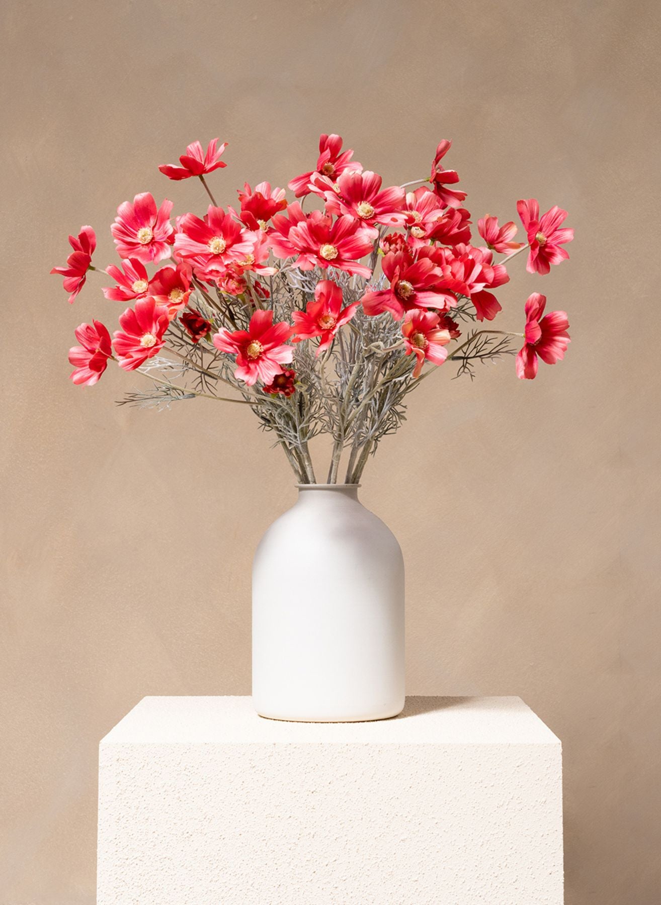 Silk Daisies (10 stems) - Fuchsia Pink