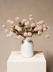 Silk Kiku Flowers - Cream