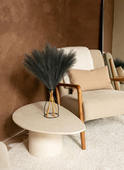 Pampas 60cm (5 stems) - Dark Grey