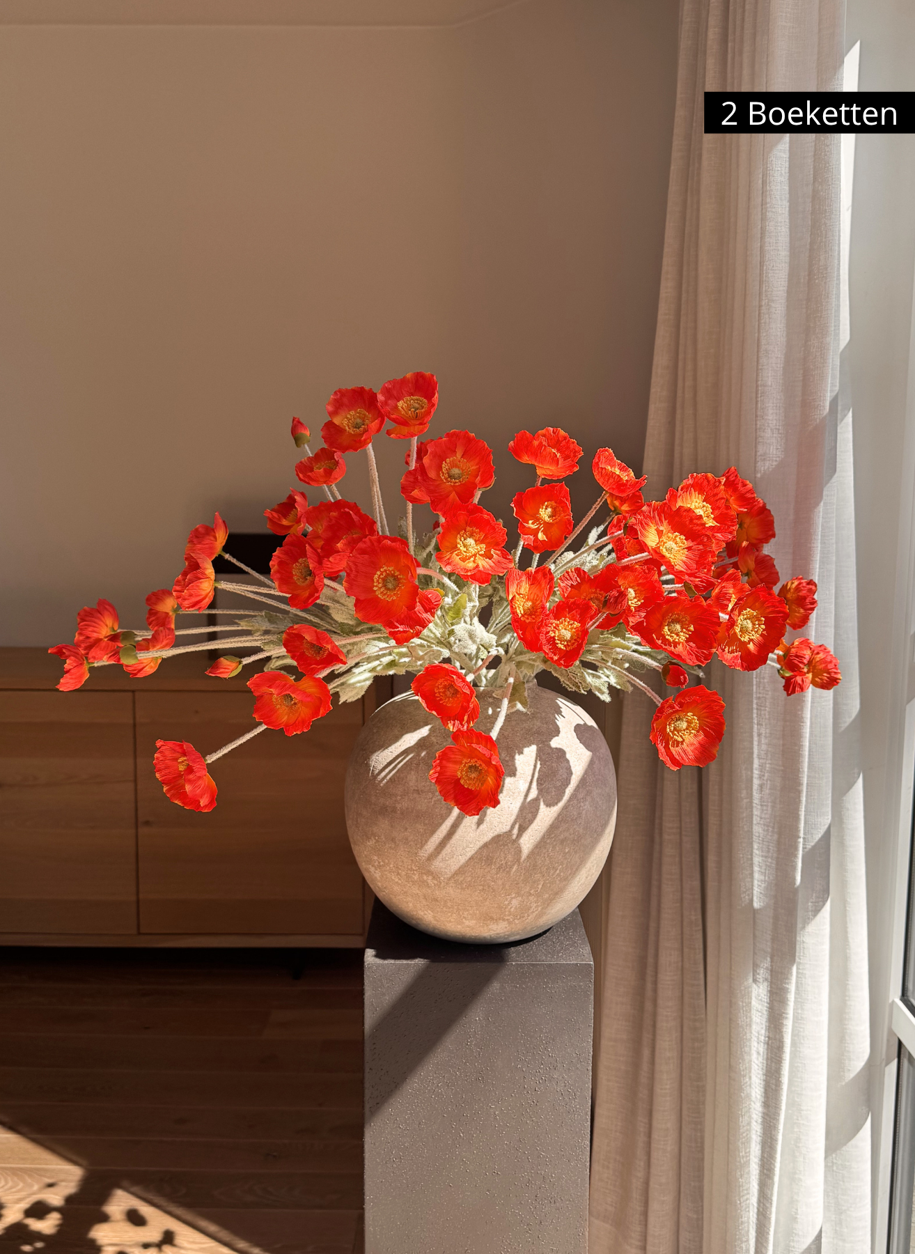 Silk Poppies - Orange