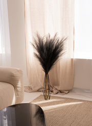 Pampas 110cm (3 stems) - Dark Grey