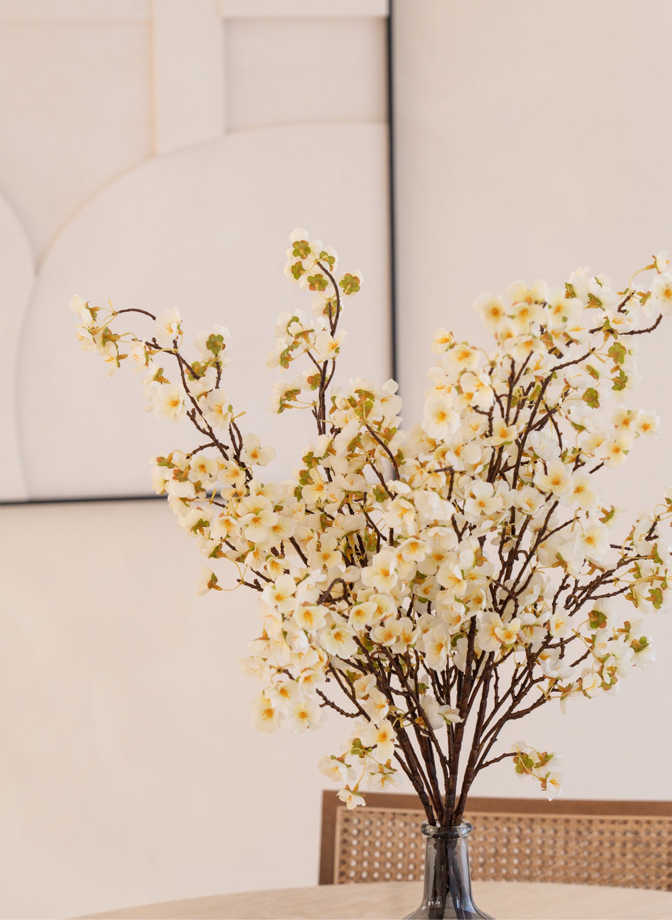 Silk Blossom - White
