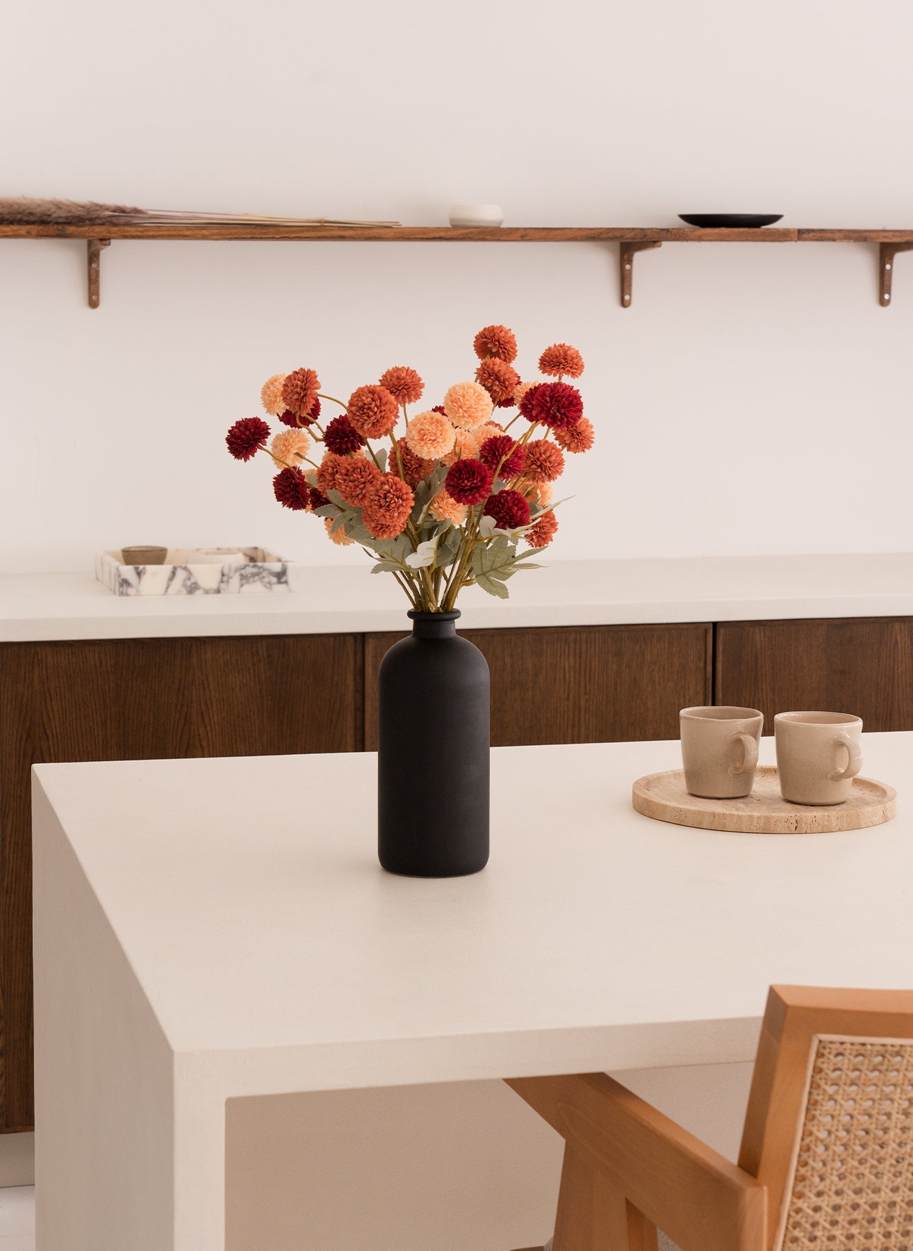 Silk Kiku Flowers - Mix