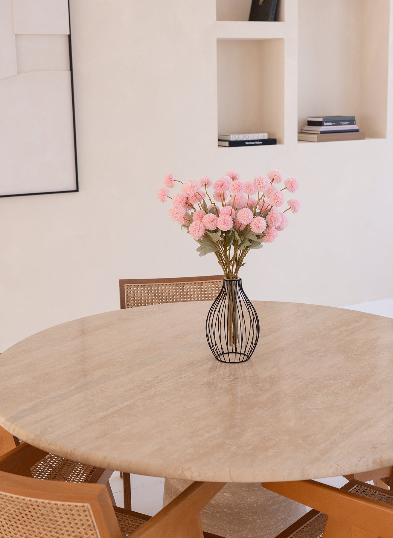 Silk Kiku Flowers - Pink