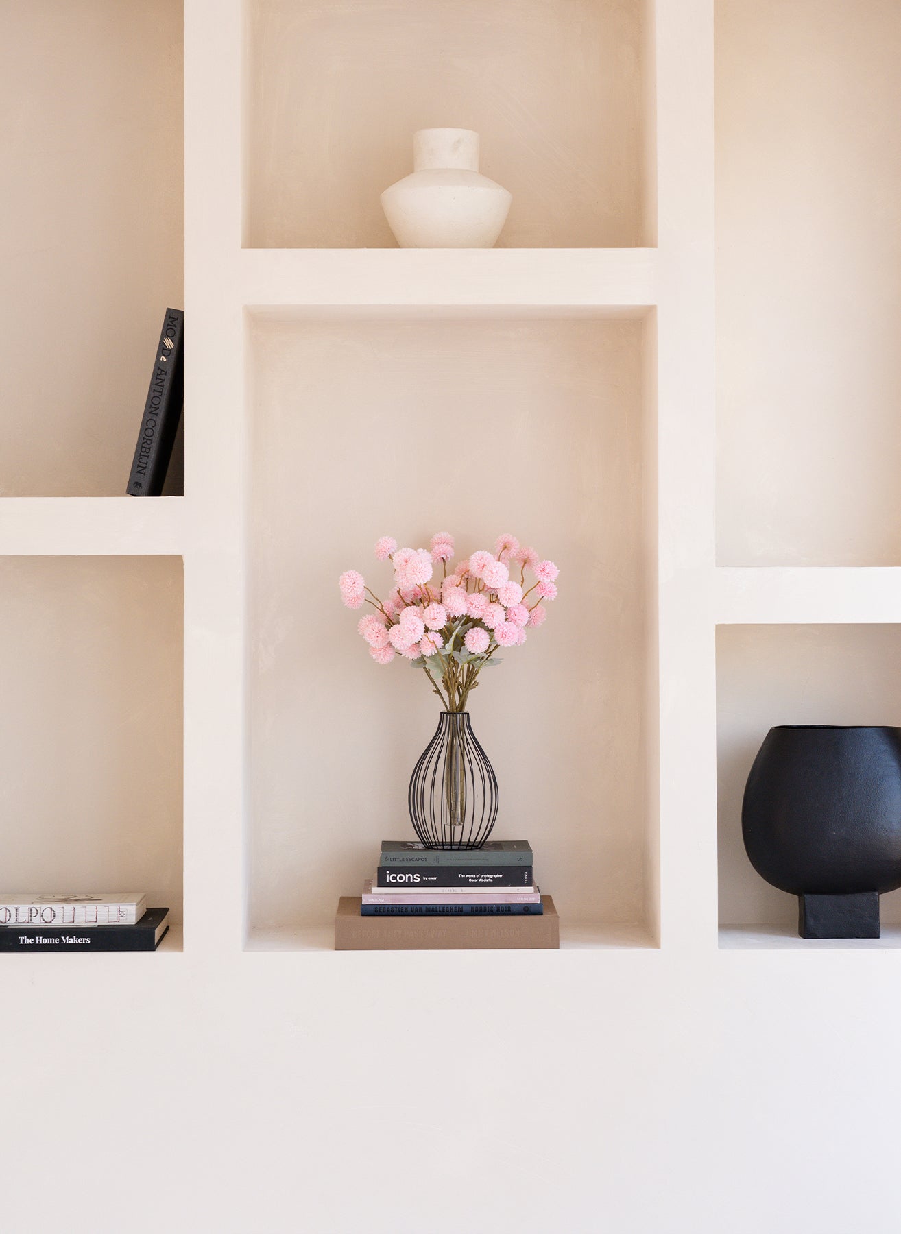 Silk Kiku Flowers - Pink