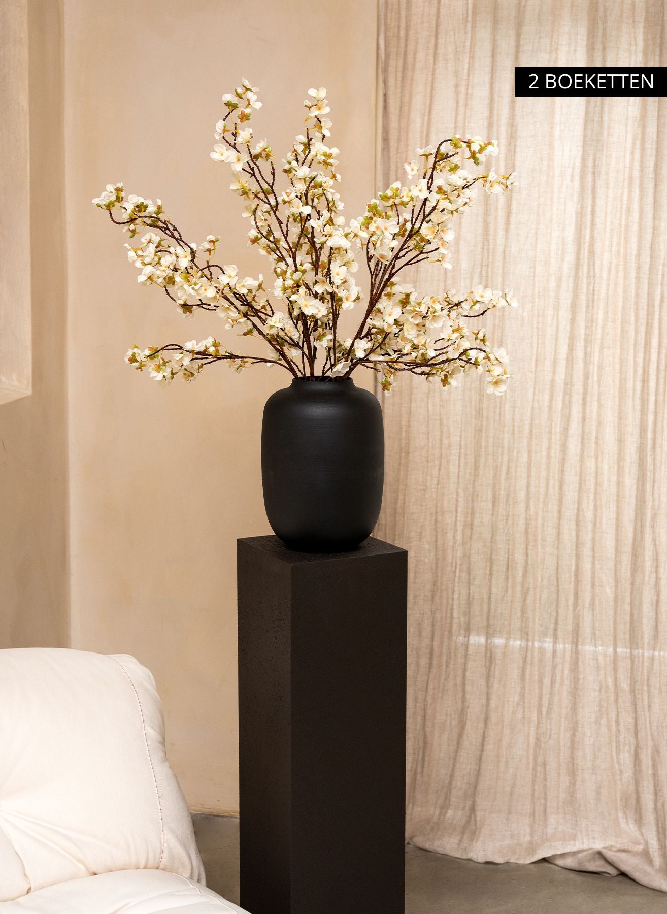 Silk Blossom - White