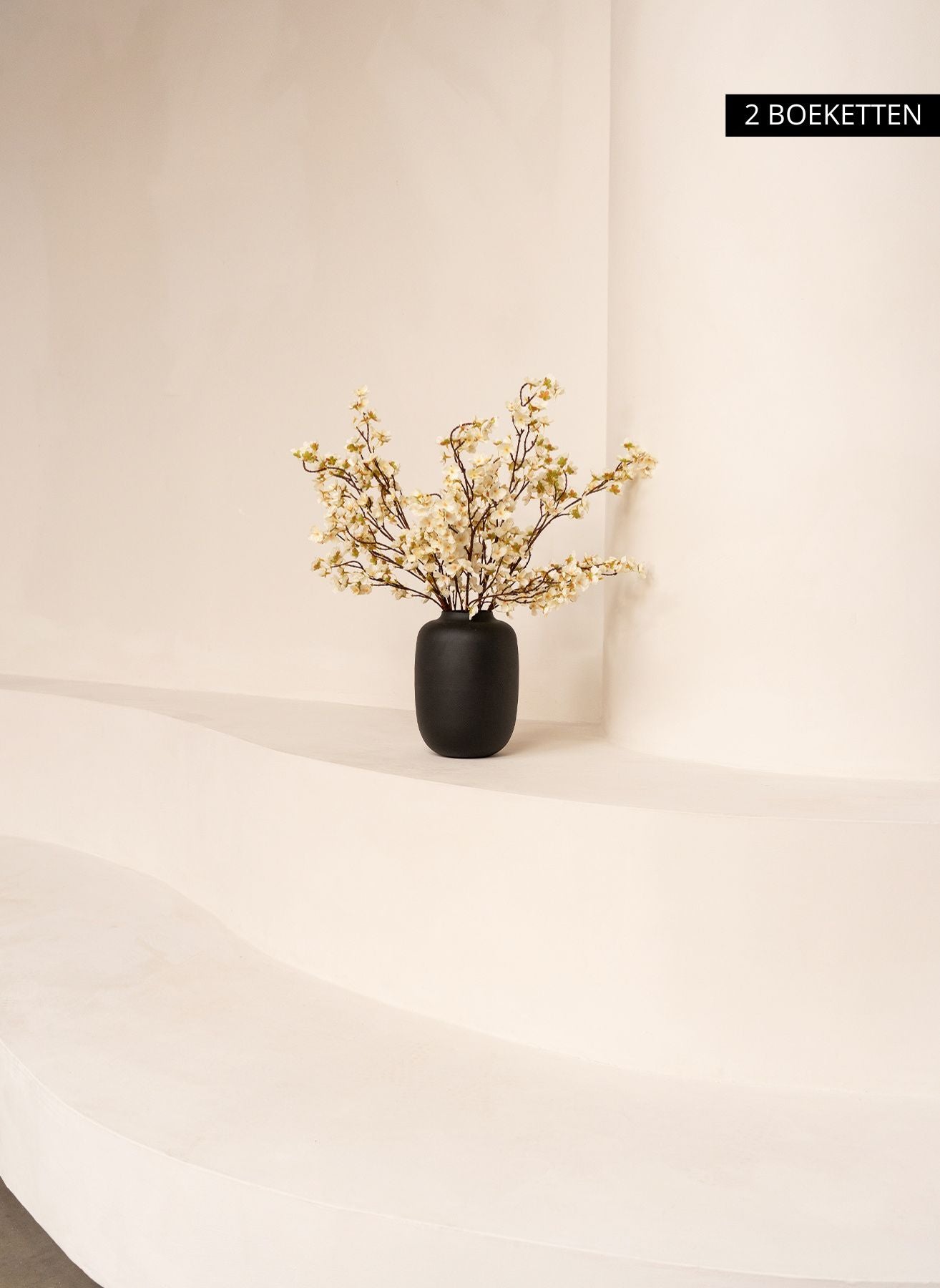 Silk Blossom - White