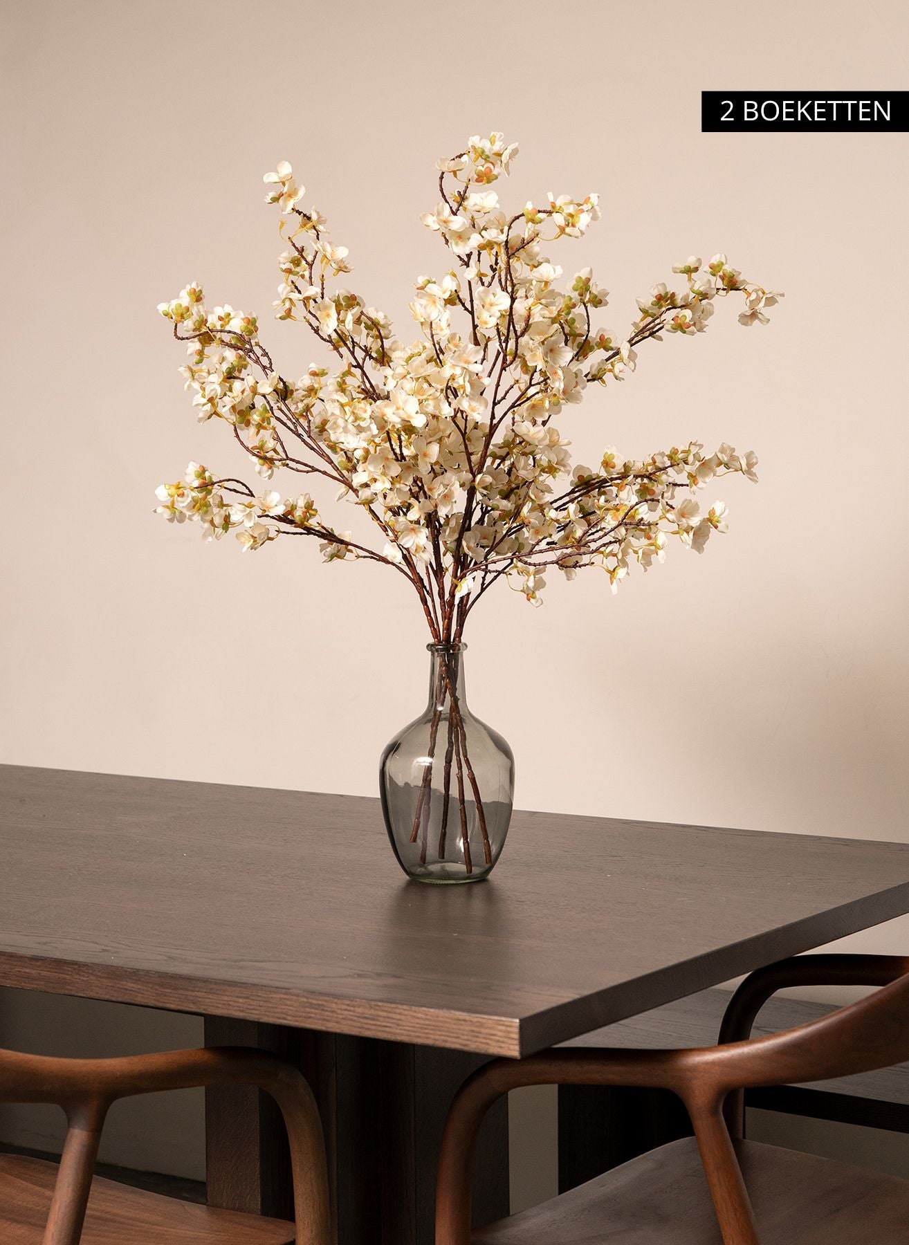 Silk Blossom - White