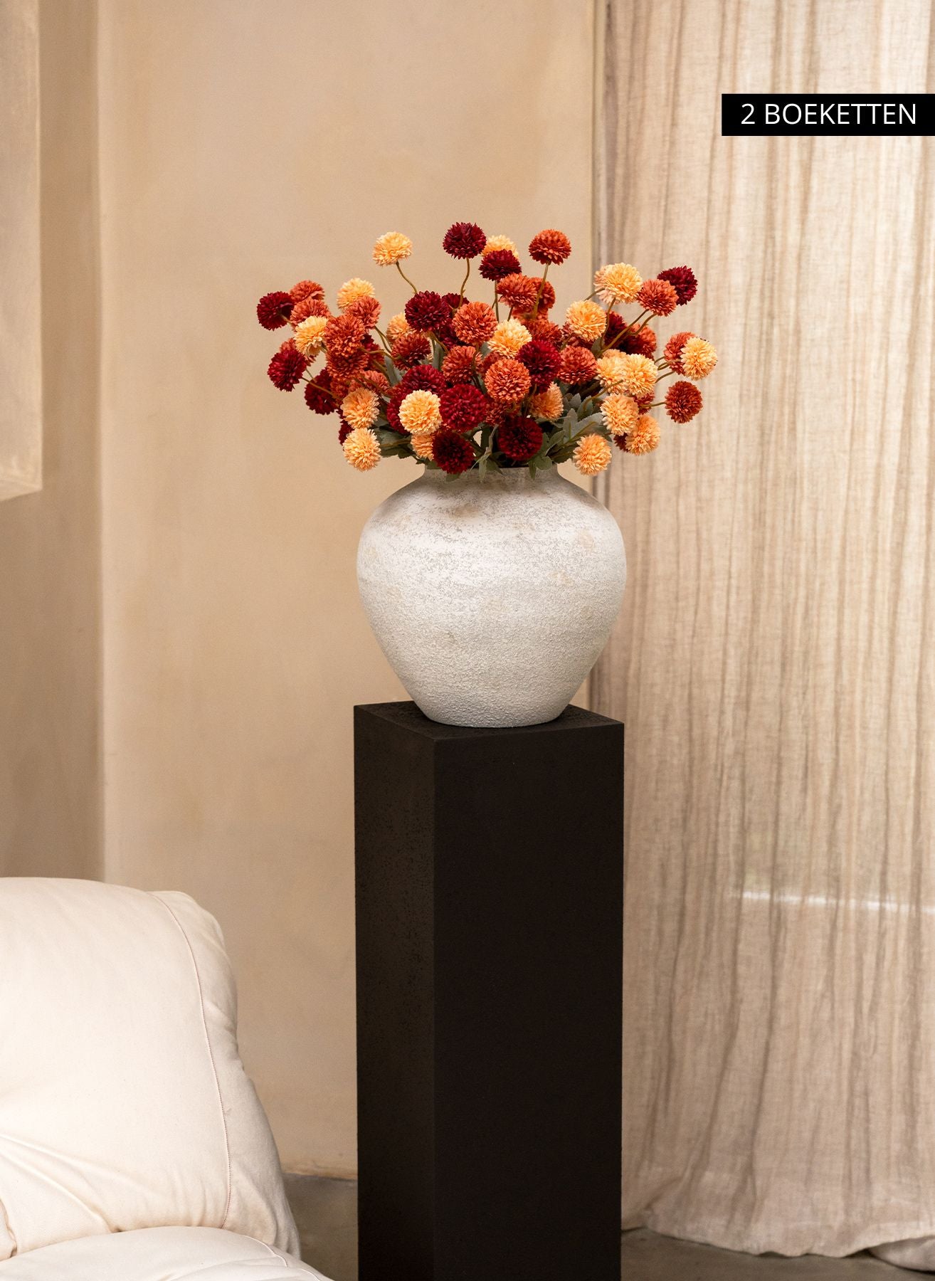 Silk Kiku Flowers - Mix
