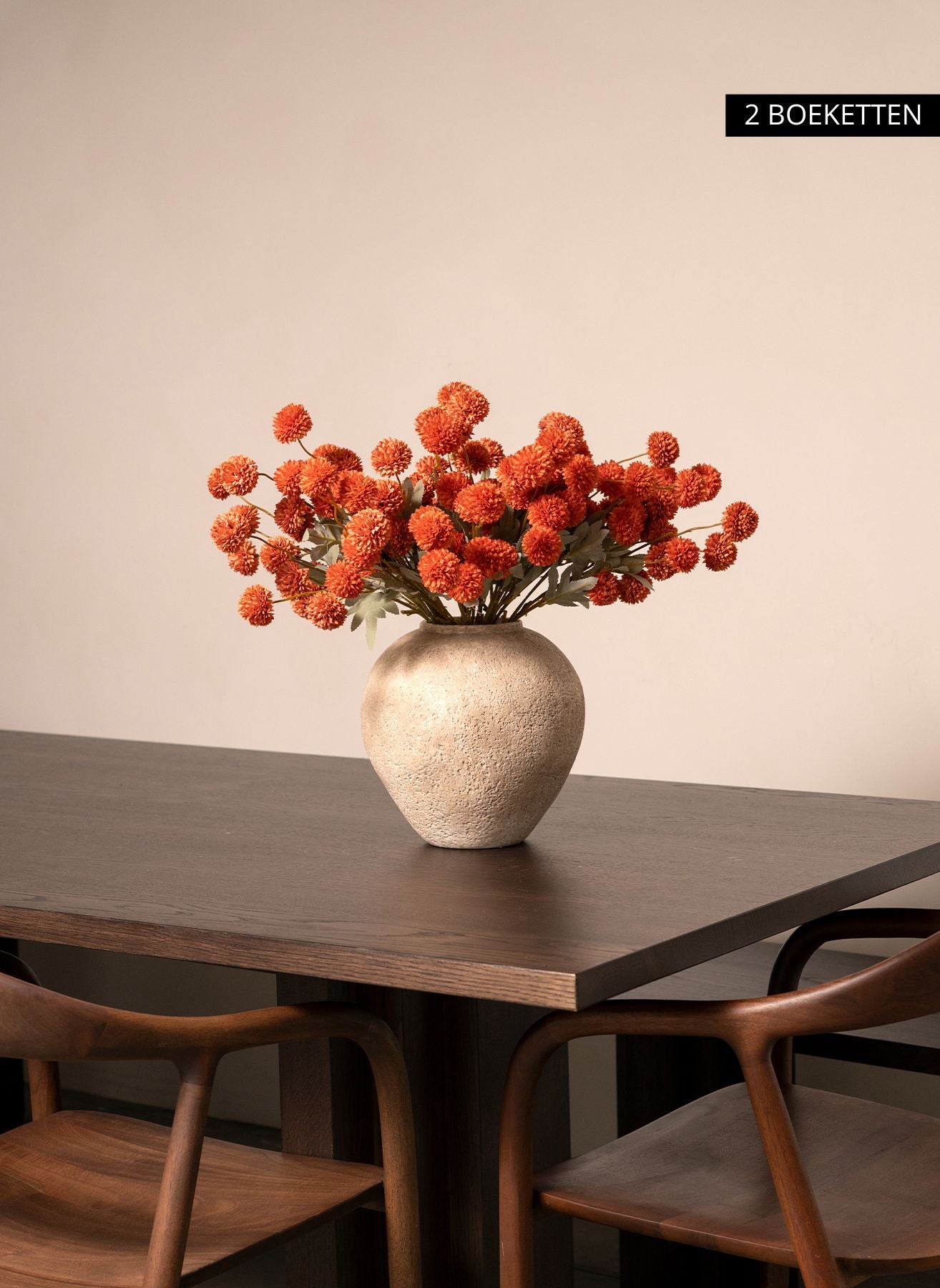 Silk Kiku Flowers - Omber