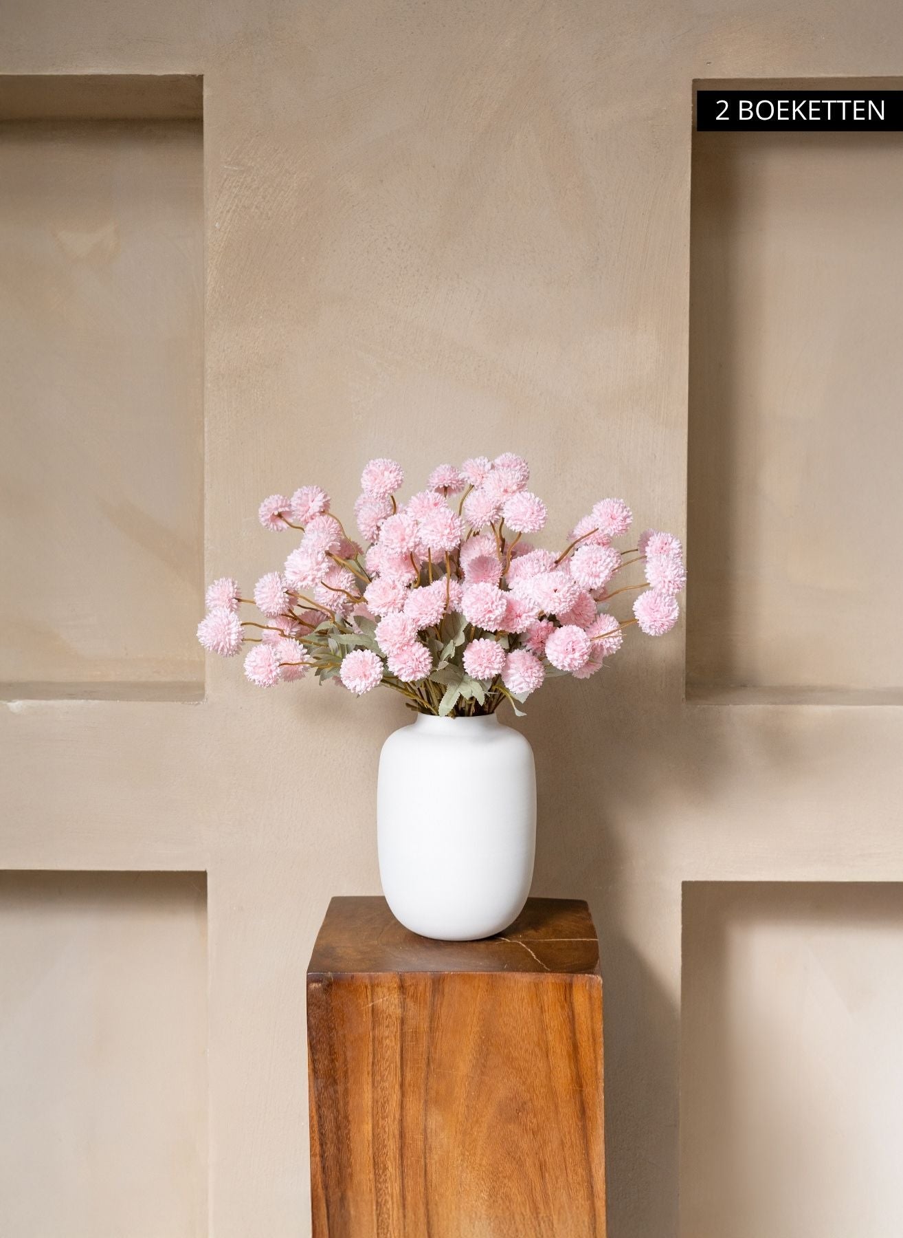 Silk Kiku Flowers - Pink