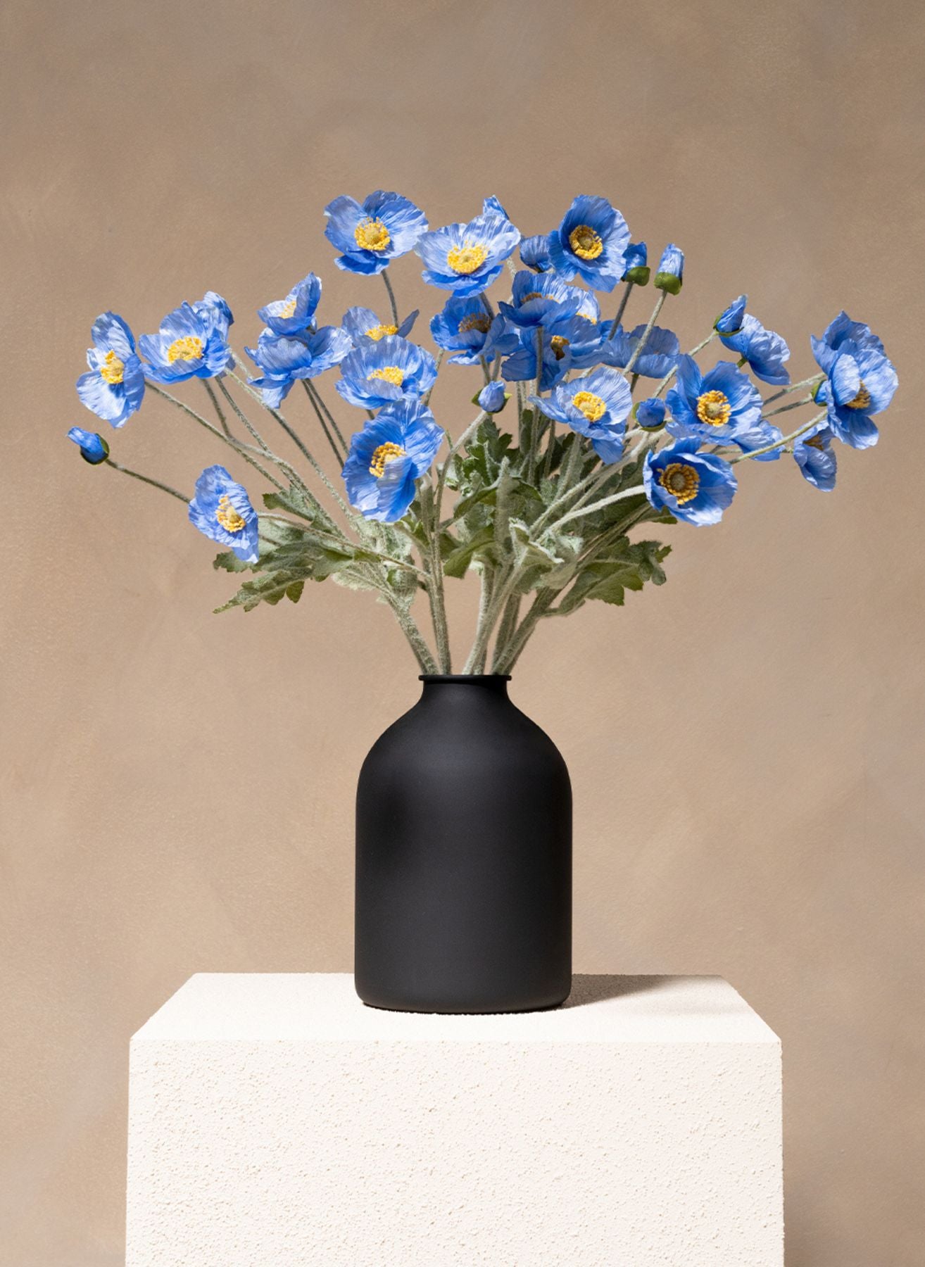 Silk Poppies - Blue