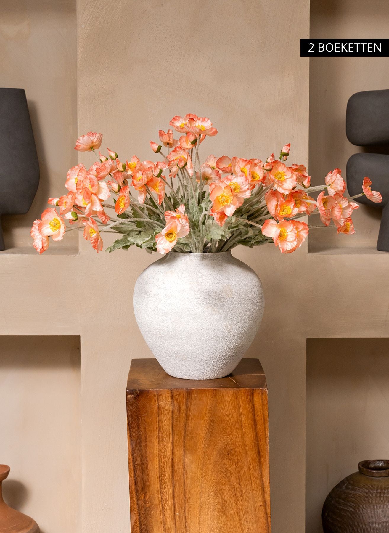 Silk Poppies - Old Rose