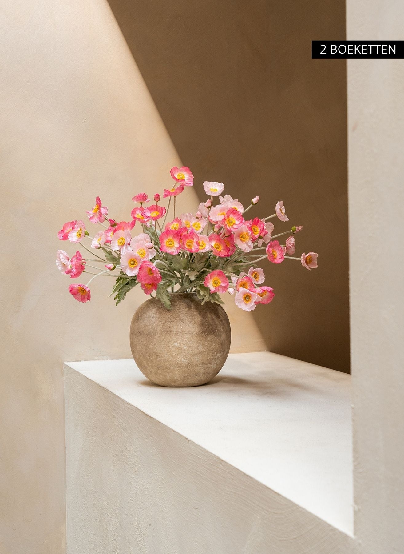 Silk Poppies - Pink Mix