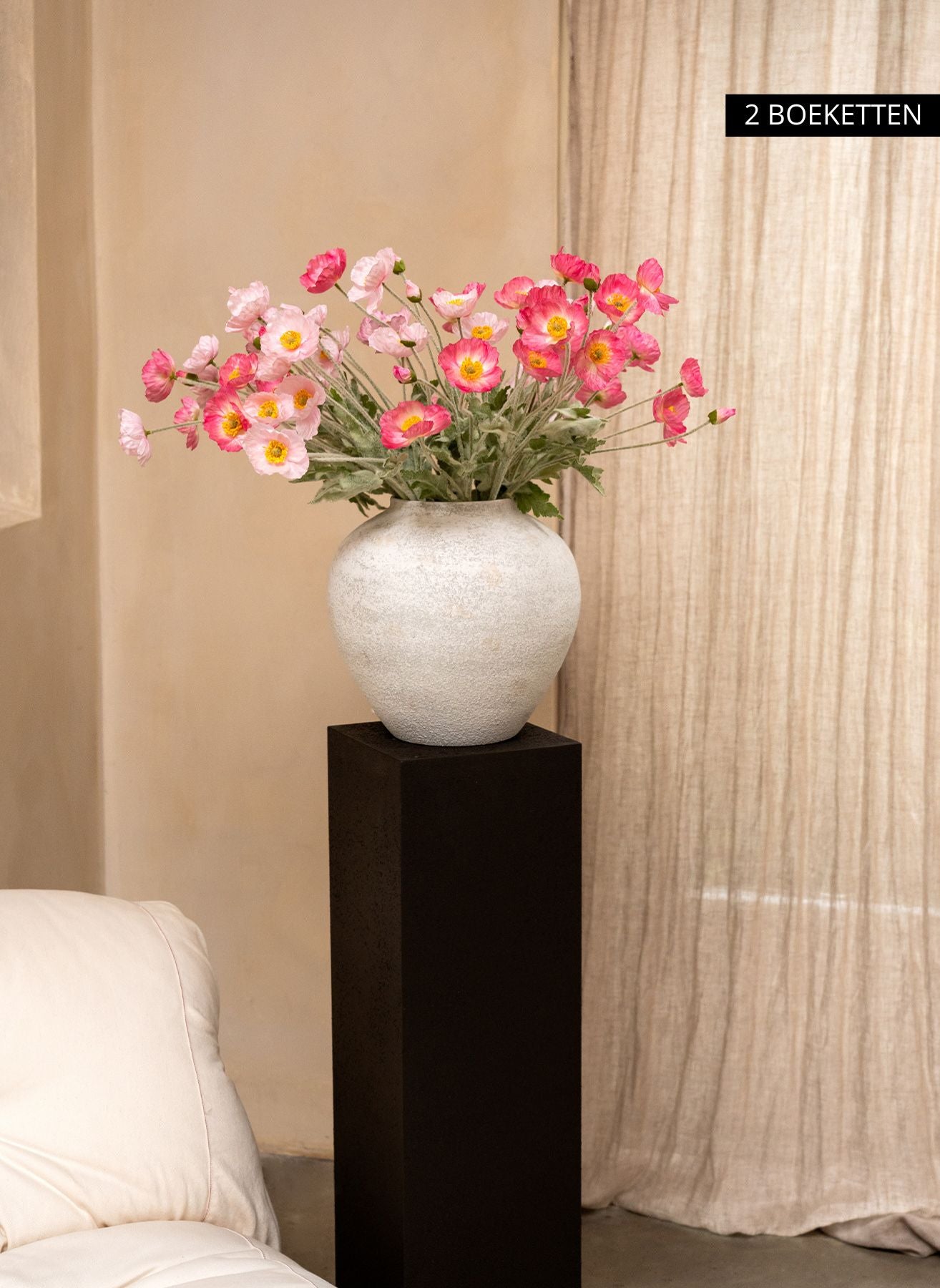 Silk Poppies - Pink Mix