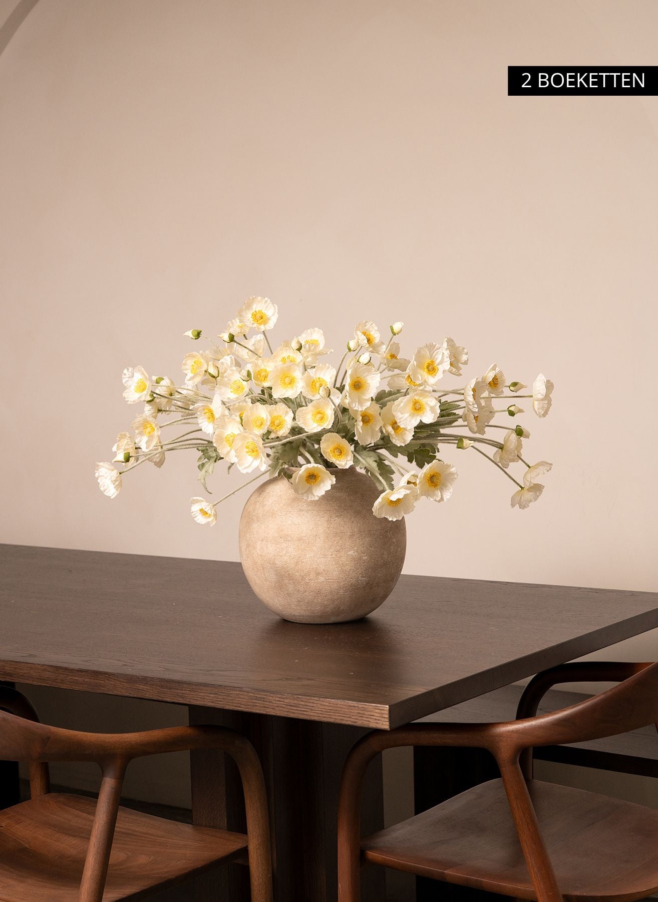 Silk Poppies - White